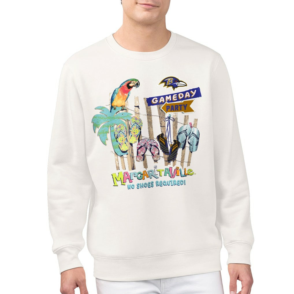 NFL Baltimore Ravens Margaritaville Gameday Party Fleece Sweatshirt