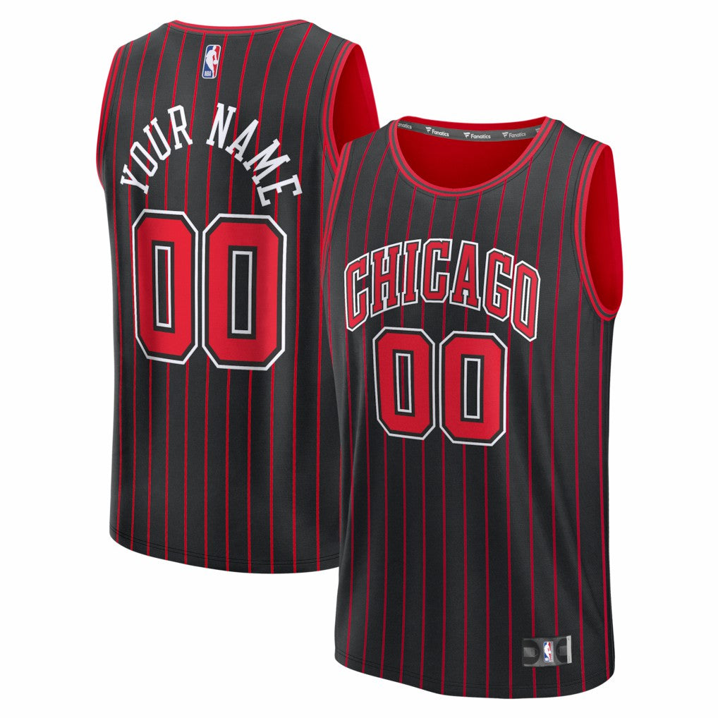 Chicago Bulls Fastbreak Custom Jersey sale - Statement Editi- Black | Fanatics for sale