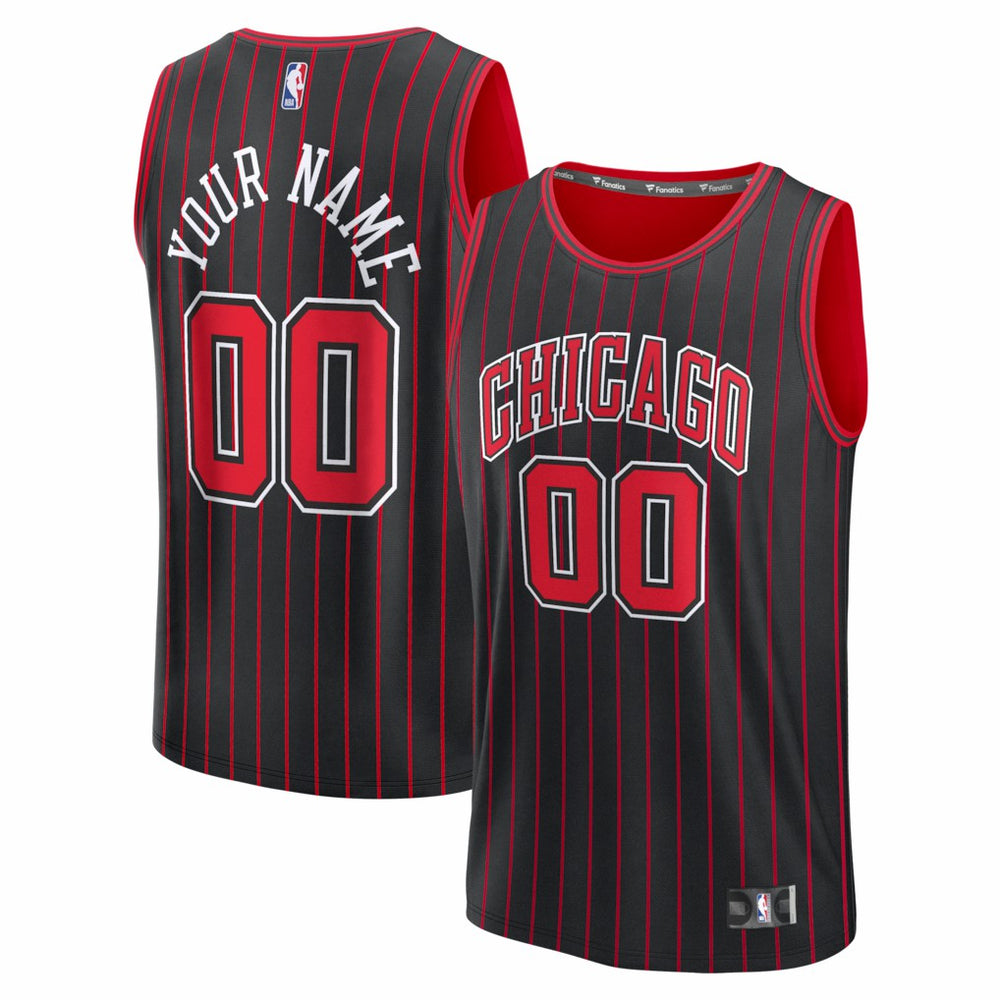 Chicago Bulls Youth Fastbreak Custom Jersey sale - Statement Editi- Black | Fanatics on sale