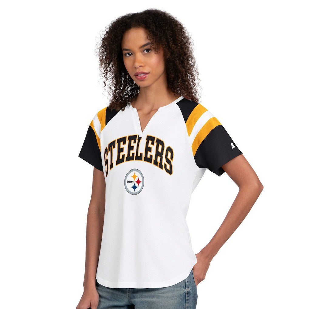 NFL Pittsburgh Steelers Starter Women's Game On Notch Neck T-Shirt