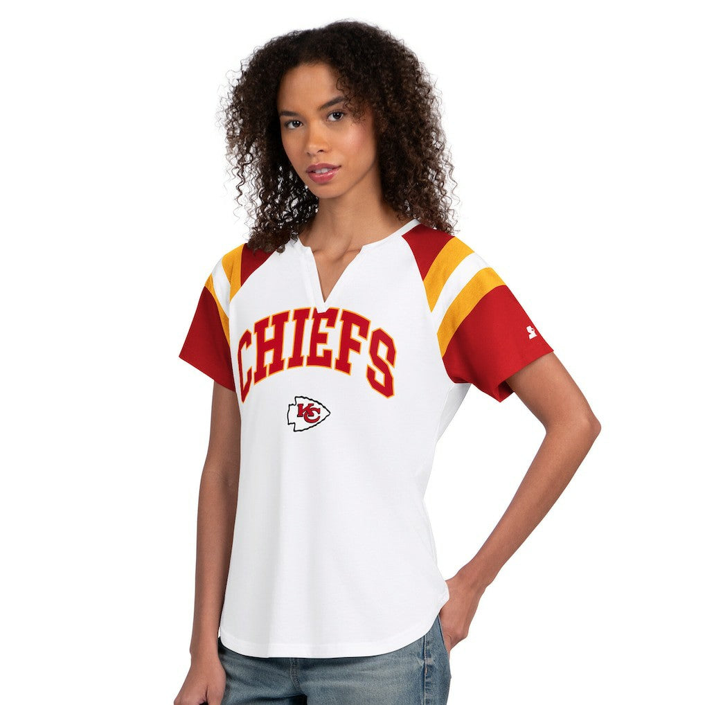 NFL Kansas City Chiefs Starter Women's Game On Notch Neck T-Shirt