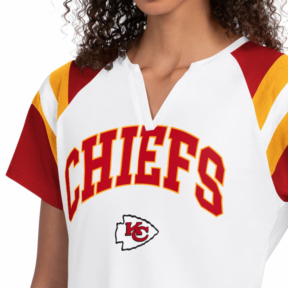 NFL Kansas City Chiefs Starter Women's Game On Notch Neck T-Shirt