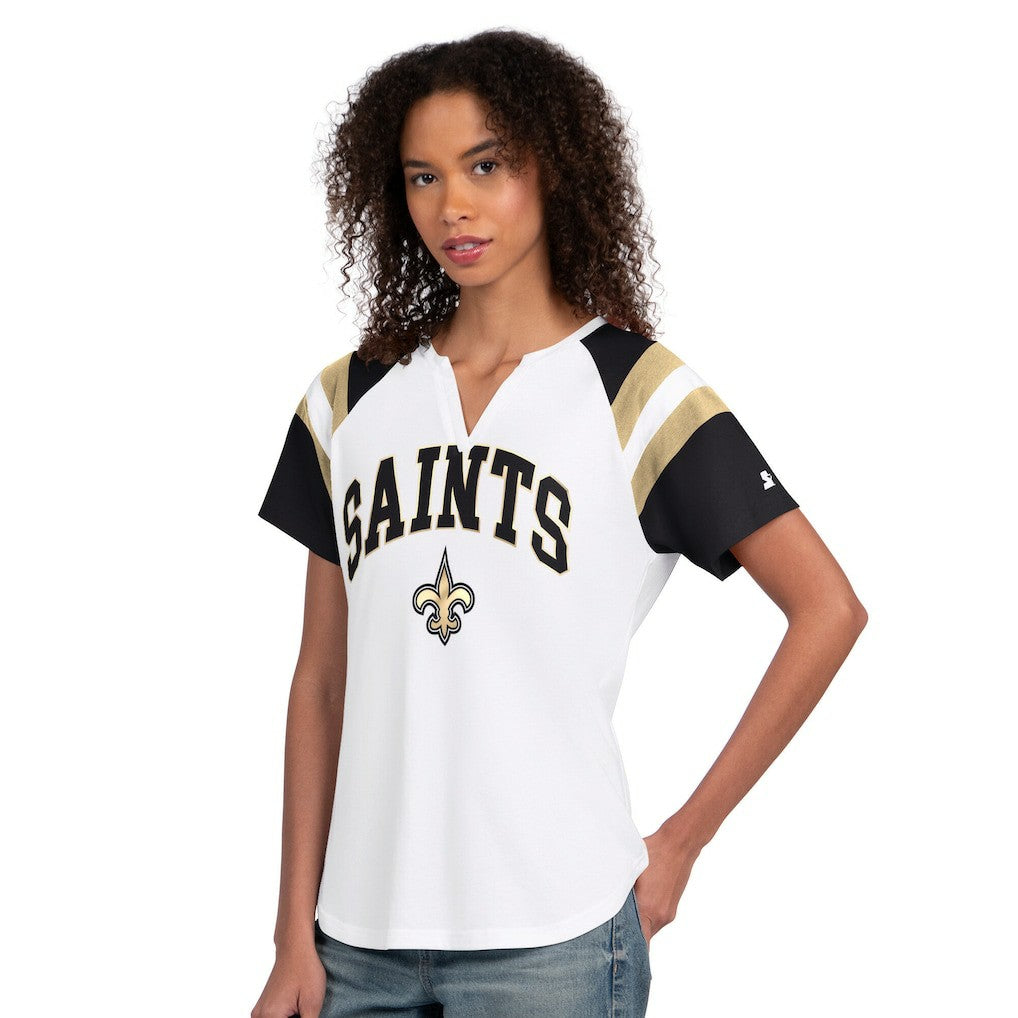 NFL New Orleans Saints Starter Women's Game On Notch Neck T-Shirt