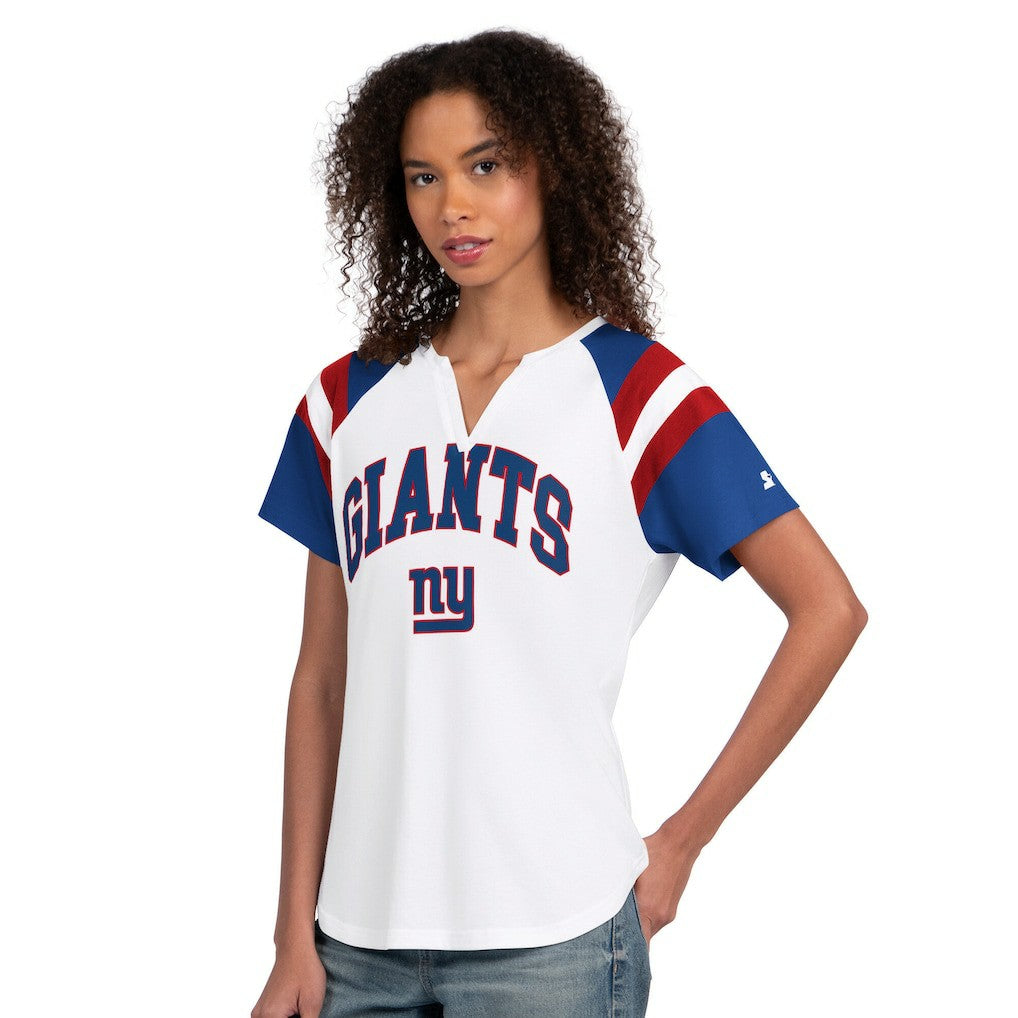 NFL New York Giants Starter Women's Game On Notch Neck T-Shirt