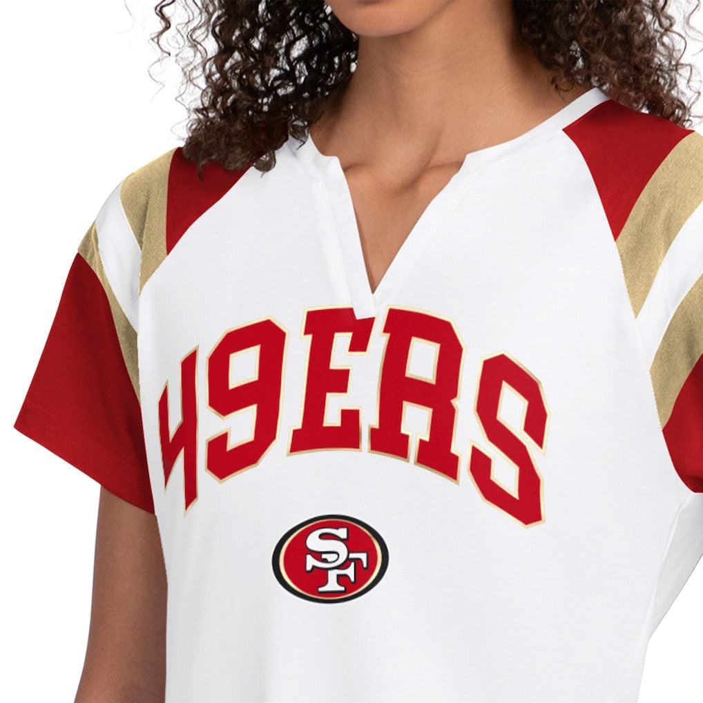 NFL San Francisco 49ers Starter Women's Game On Notch Neck T-Shirt