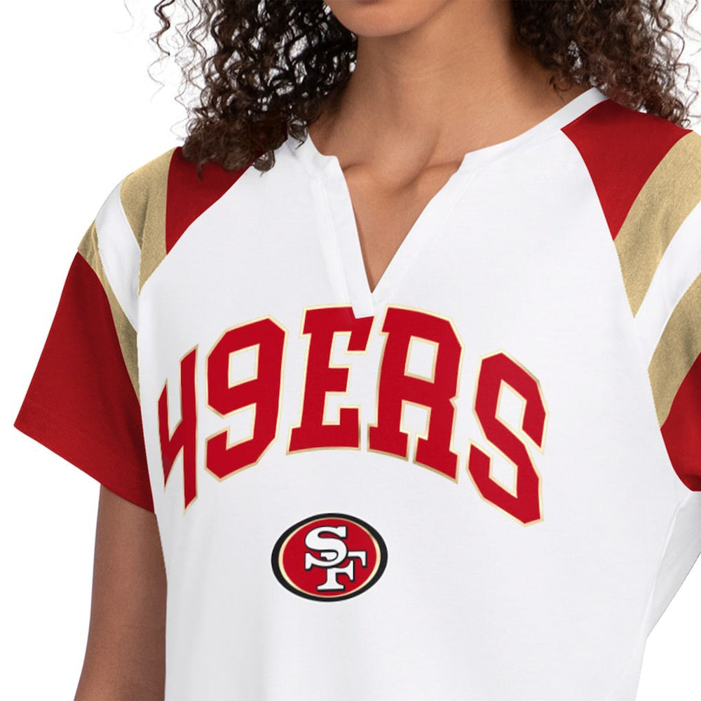 NFL San Francisco 49ers Starter Women's Game On Notch Neck T-Shirt