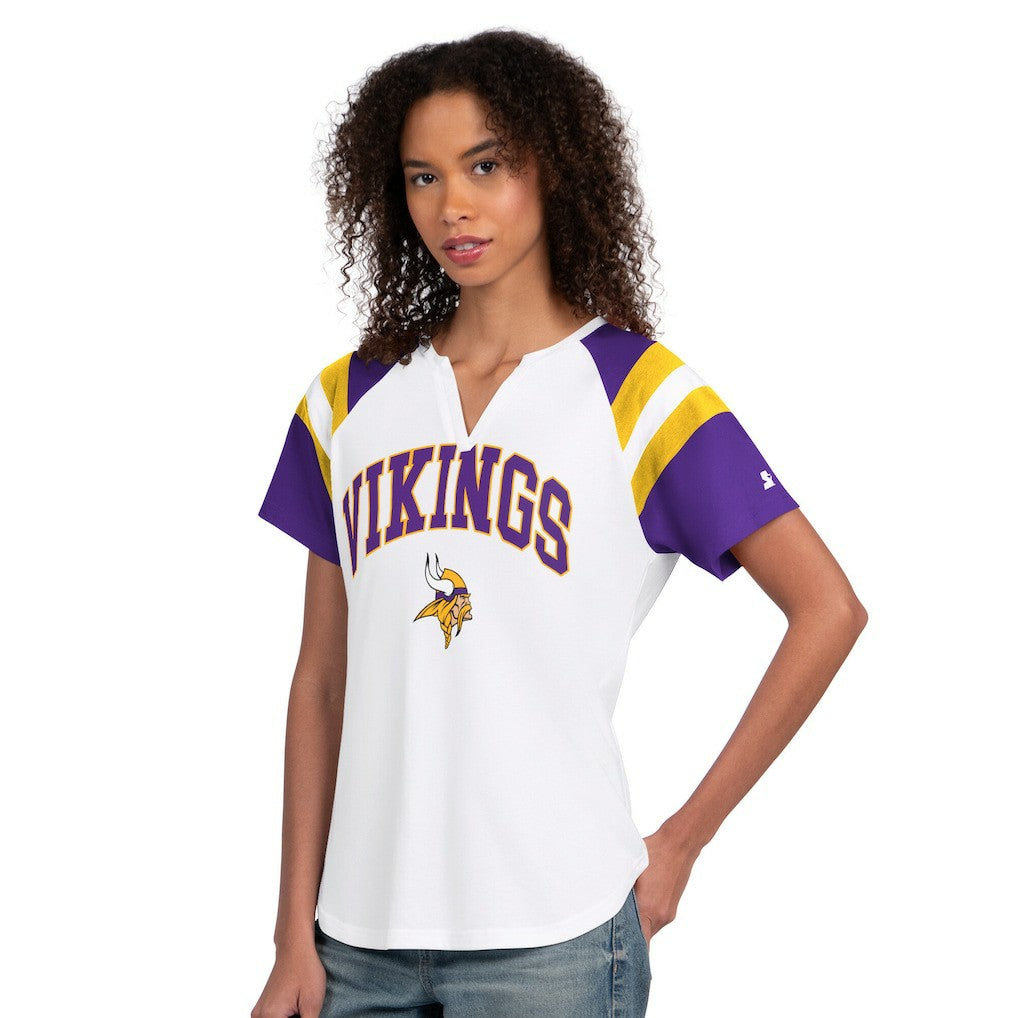 NFL Minnesota Vikings Starter Women's Game On Notch Neck T-Shirt