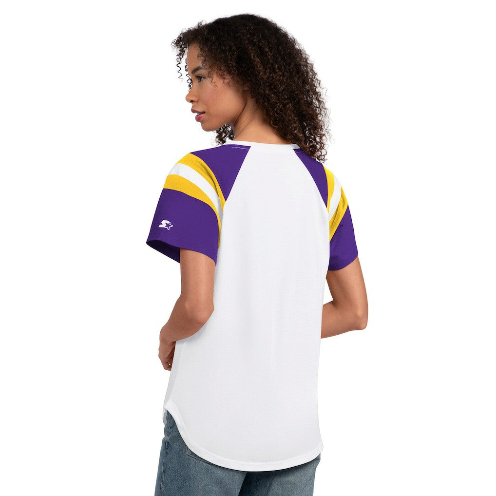 NFL Minnesota Vikings Starter Women's Game On Notch Neck T-Shirt