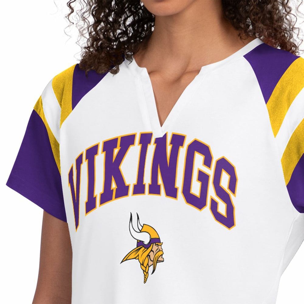NFL Minnesota Vikings Starter Women's Game On Notch Neck T-Shirt
