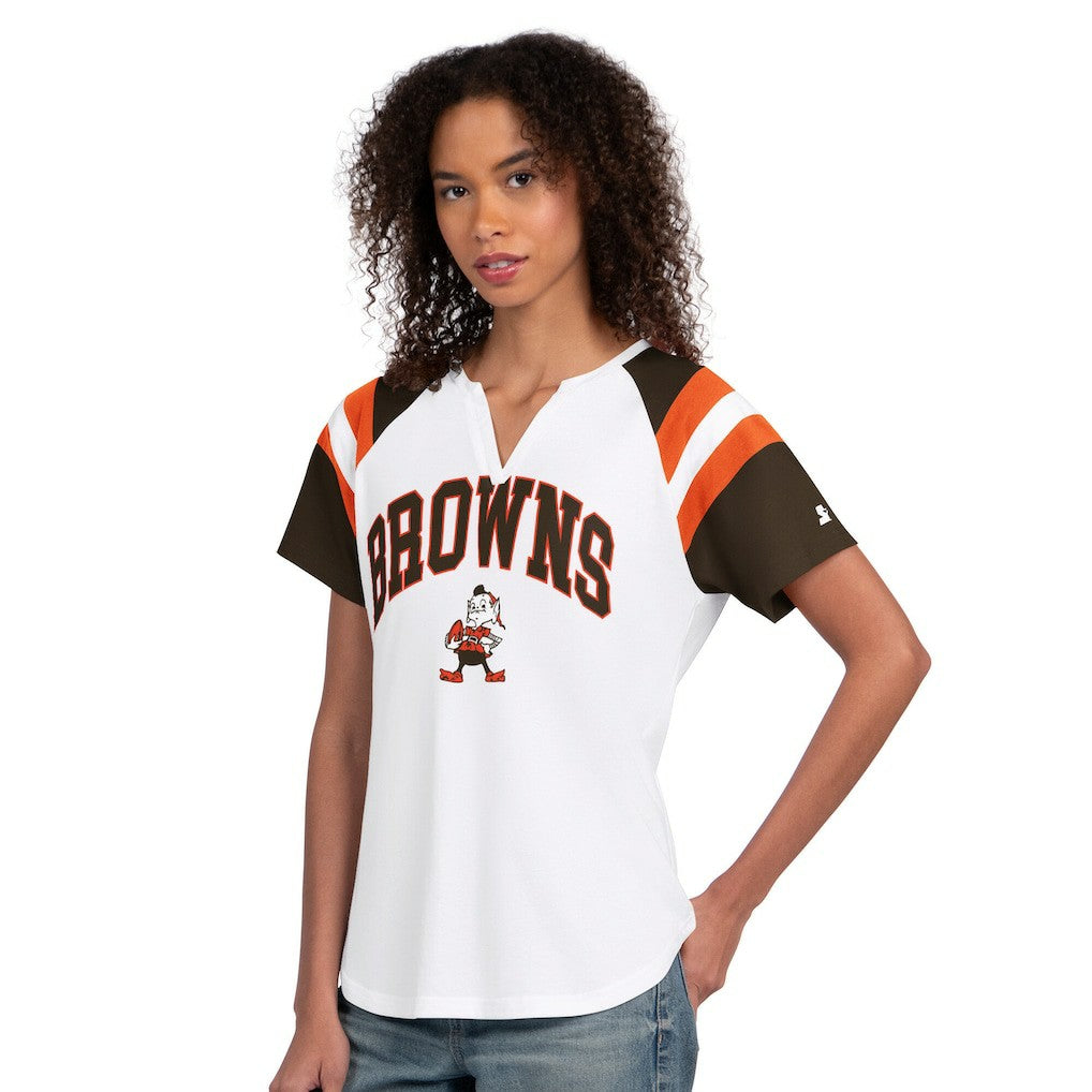 NFL Cleveland Browns Starter Women's Game On Notch Neck T-Shirt