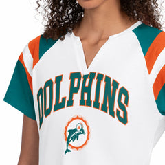 NFL Miami Dolphins Starter Women's Game On Notch Neck T-Shirt