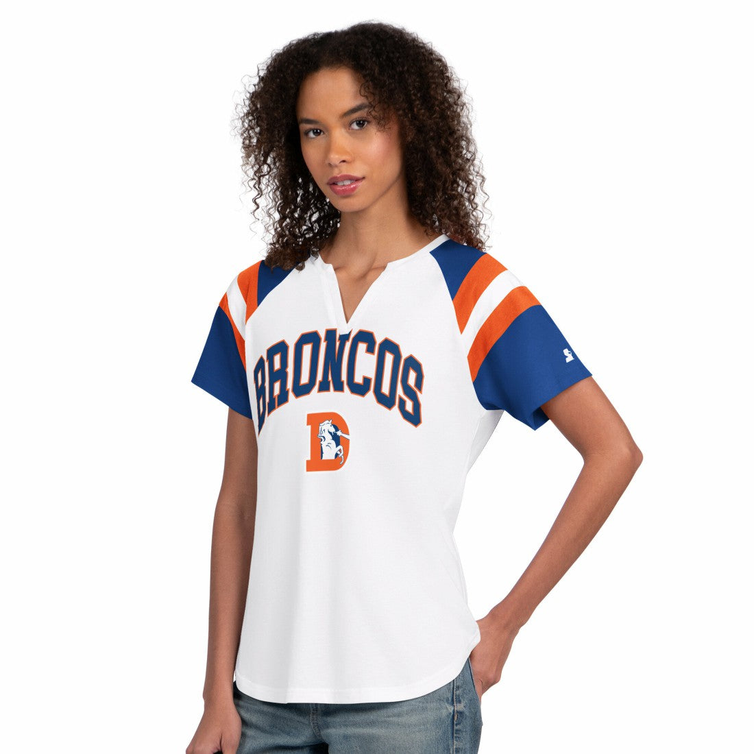 NFL Denver Broncos Starter Women's Game On Notch Neck T-Shirt