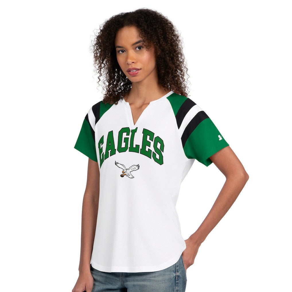 NFL Philadelphia Eagles Starter Women's Game On Notch Neck T-Shirt