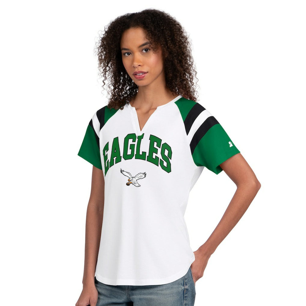 NFL Philadelphia Eagles Starter Women's Game On Notch Neck T-Shirt