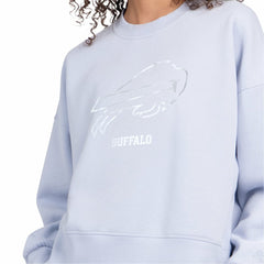 NFL Buffalo Bills Starter Women's Travel Pastels Boxy Fleece Sweatshirt
