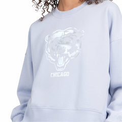 NFL Chicago Bears Starter Women's Travel Pastels Boxy Fleece Sweatshirt