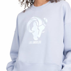 NFL Los Angeles Rams Starter Women's Travel Pastels Boxy Fleece Sweatshirt