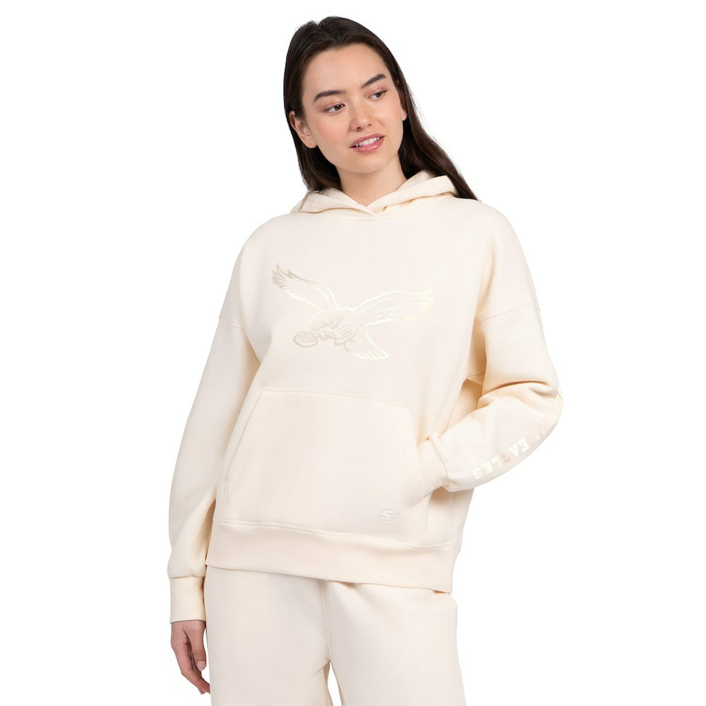 NFL Philadelphia Eagles Starter Women's Pastel Relaxed Travel Hoodie
