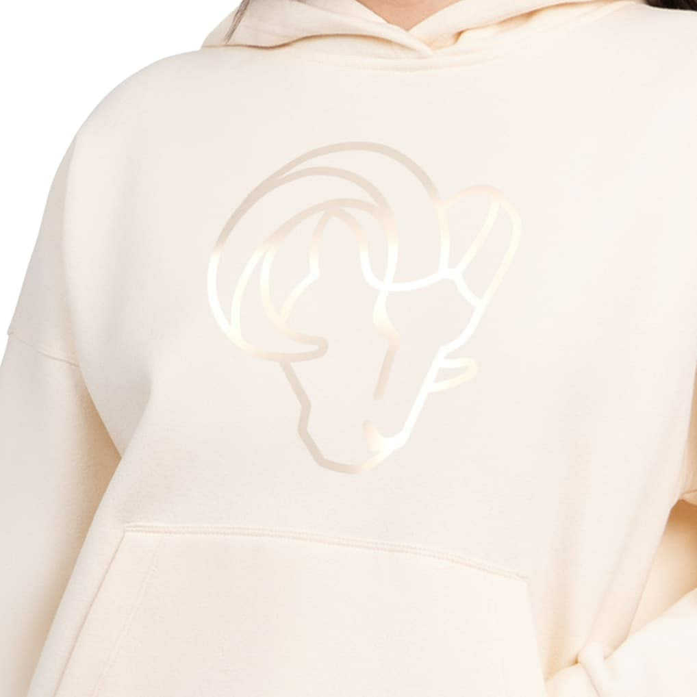 NFL Los Angeles Rams Starter Women's Pastels Relaxed Travel Hoodie