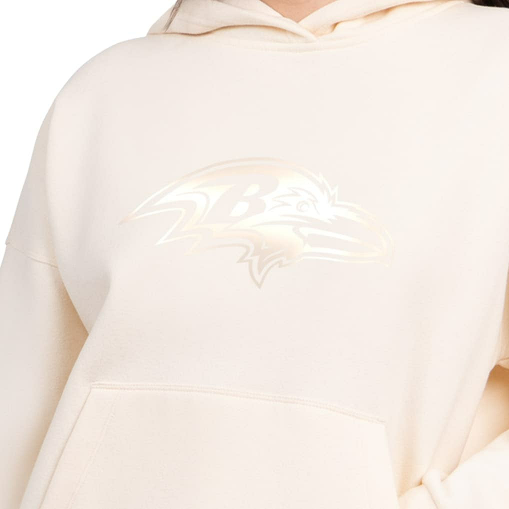 NFL Baltimore Ravens Starter Women's Pastel Relaxed Travel Hoodie