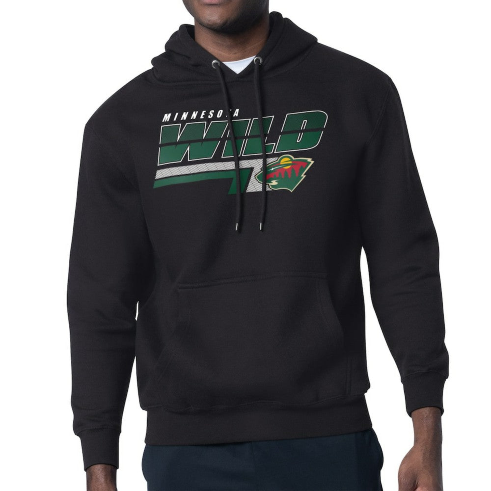 Minnesota Wild Starter Logo Push Fleece Hoodie