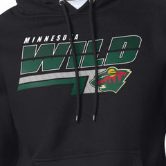Minnesota Wild Starter Logo Push Fleece Hoodie