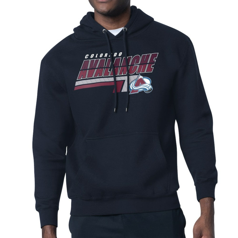 Colorado Avalanche Starter Logo Push Fleece Hoodie
