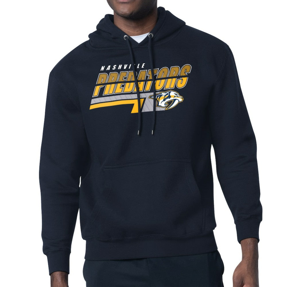 Nashville Predators Starter Logo Push Fleece Hoodie