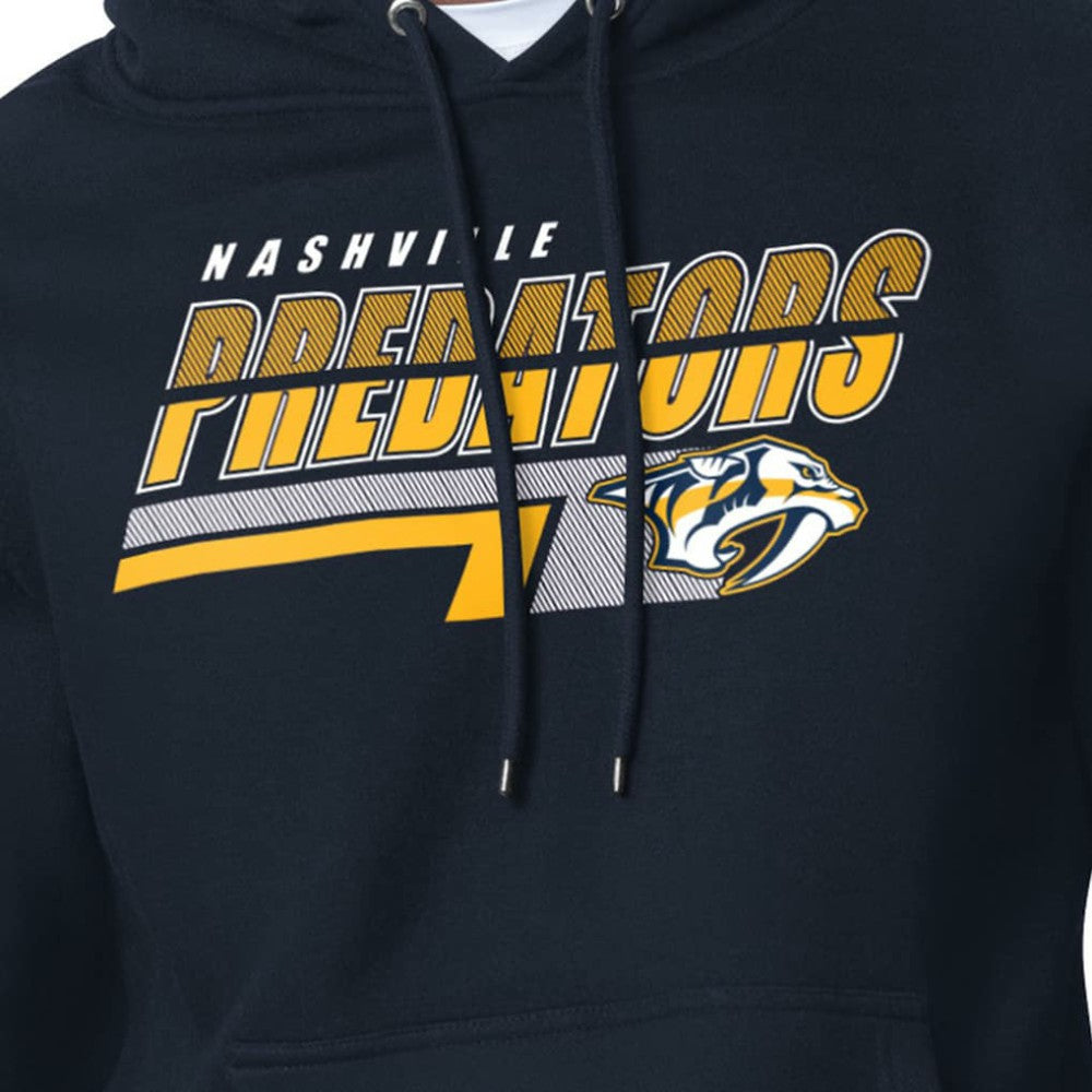 Nashville Predators Starter Logo Push Fleece Hoodie