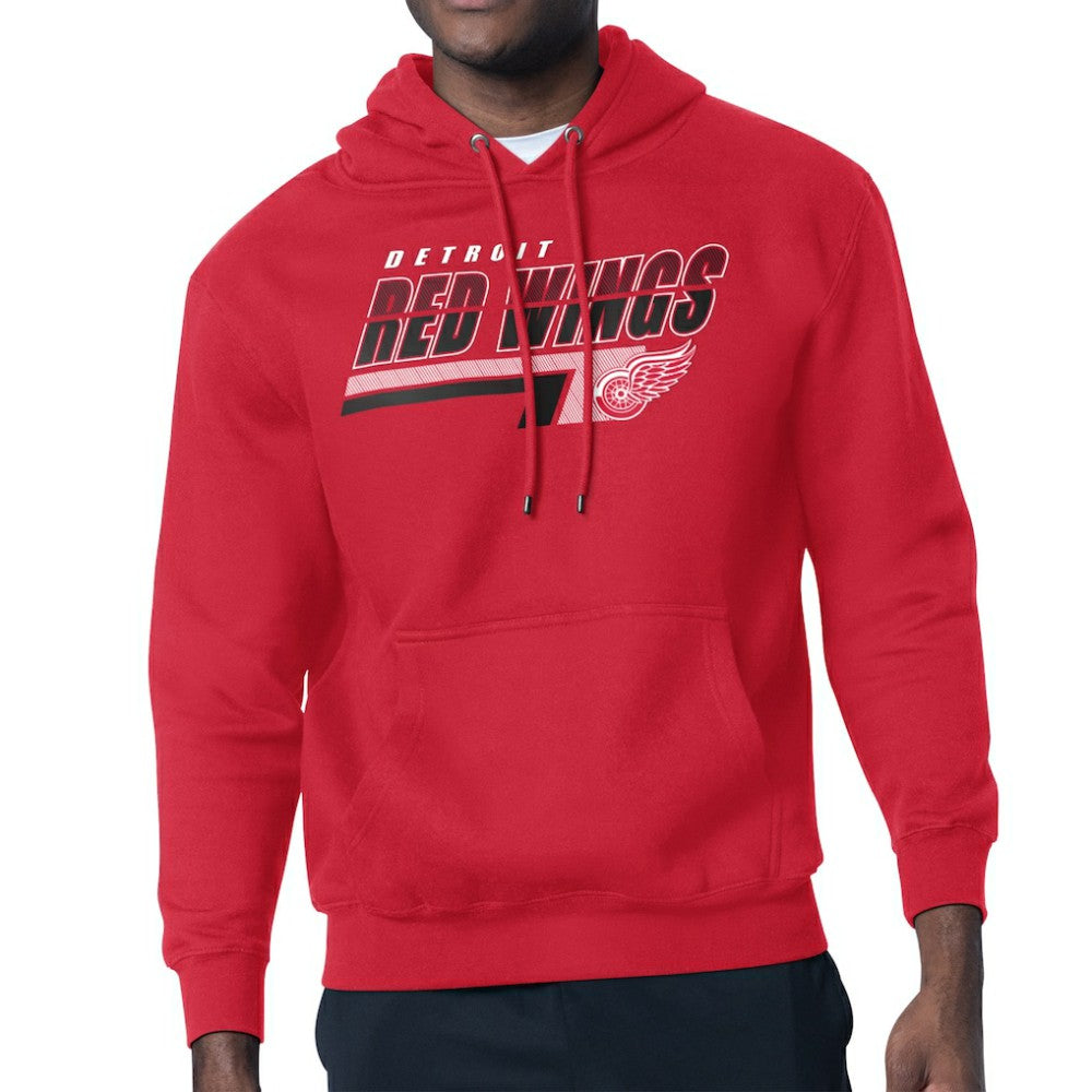 Detroit Red Wings Starter Logo Push Fleece Hoodie