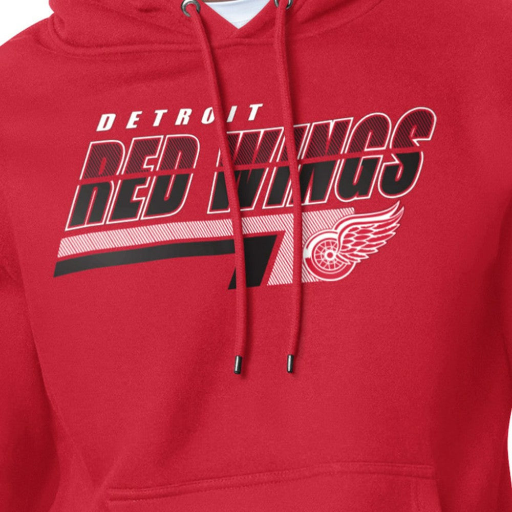 Detroit Red Wings Starter Logo Push Fleece Hoodie