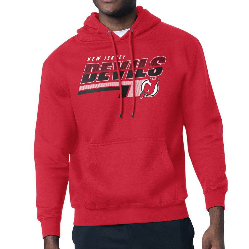 New Jersey Devils Starter Logo Push Fleece Hoodie