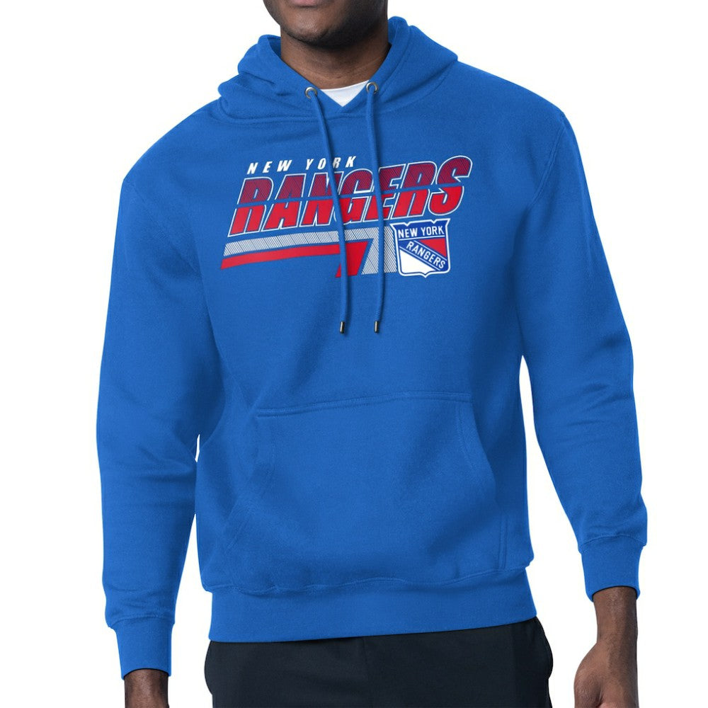 New York Rangers Starter Logo Push Fleece Hoodie