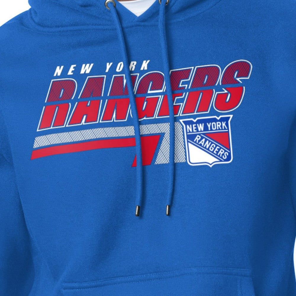 New York Rangers Starter Logo Push Fleece Hoodie