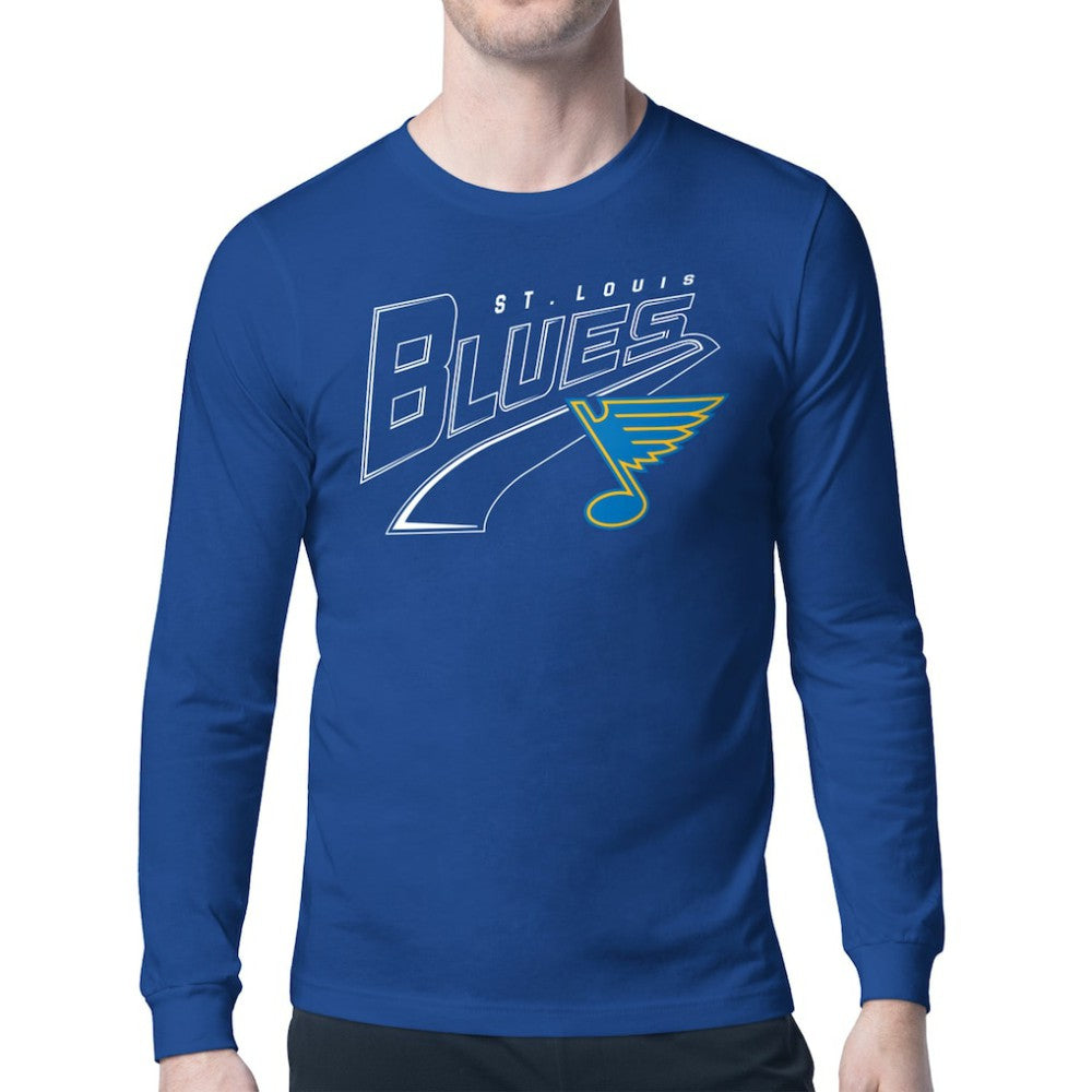 St. Louis Blues Starter Modern Tailsweep Long Sleeve T-Shirt
