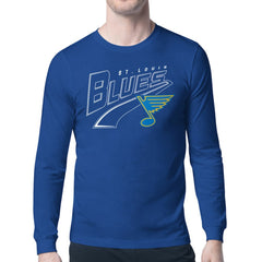 St. Louis Blues Starter Modern Tailsweep Long Sleeve T-Shirt