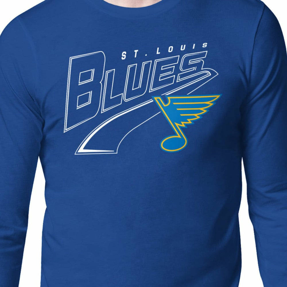St. Louis Blues Starter Modern Tailsweep Long Sleeve T-Shirt