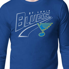St. Louis Blues Starter Modern Tailsweep Long Sleeve T-Shirt