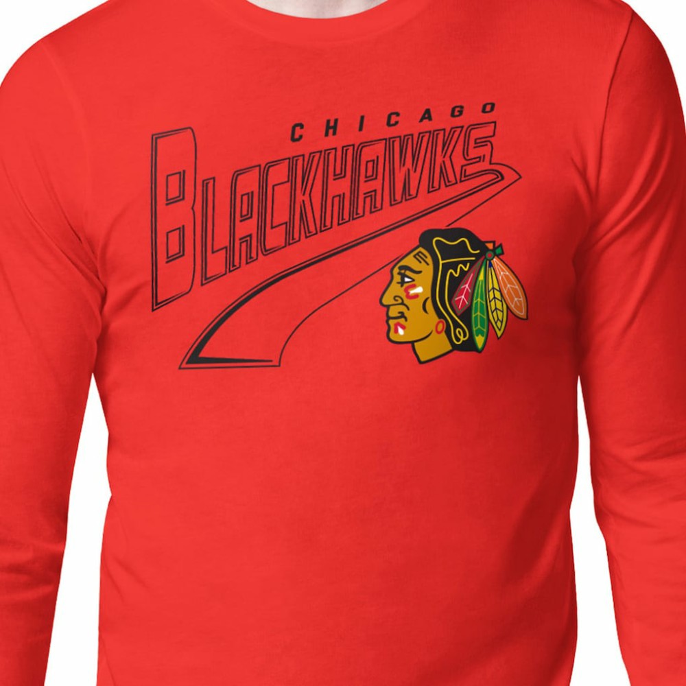 Chicago Blackhawks Starter Modern Tailsweep Long Sleeve T-Shirt