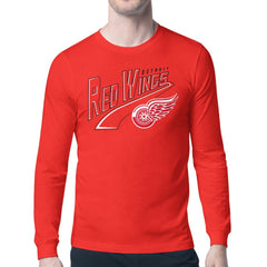 Detroit Red Wings Starter Modern Tailsweep Long Sleeve T-Shirt