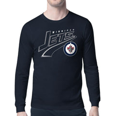 Winnipeg Jets Starter Modern Tailsweep Long Sleeve T-Shirt