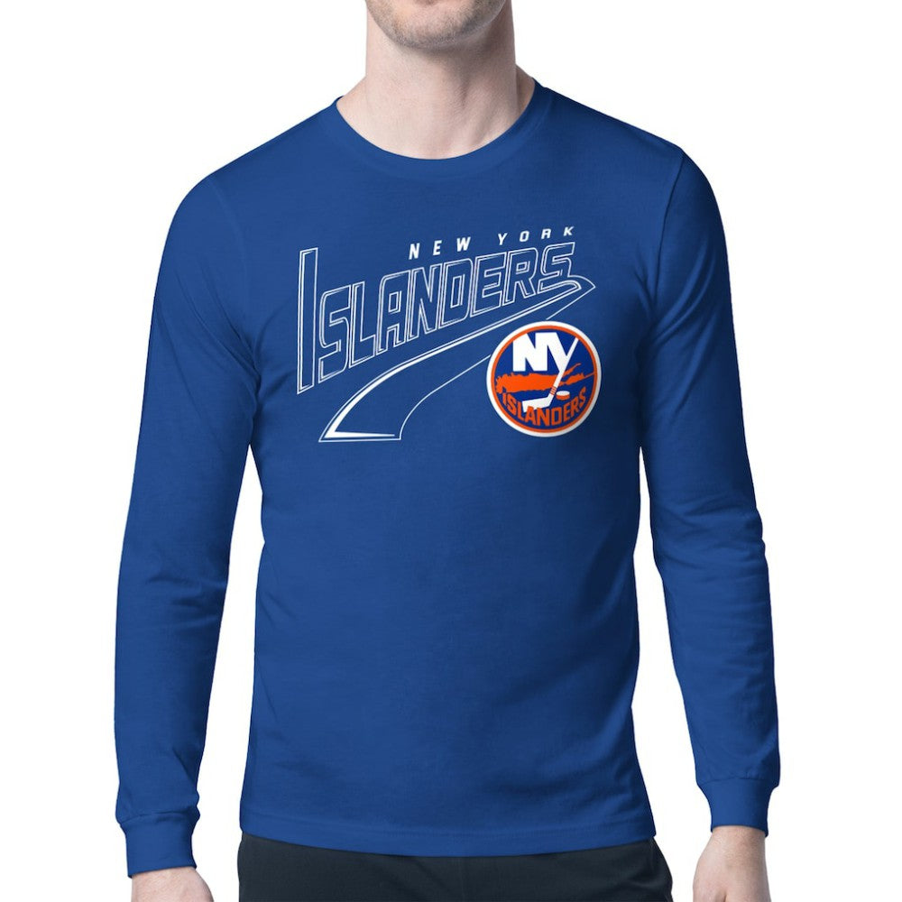 New York Islanders Starter Modern Tailsweep Long Sleeve T-Shirt