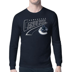 Vancouver Canucks Starter Modern Tailsweep Long Sleeve T-Shirt