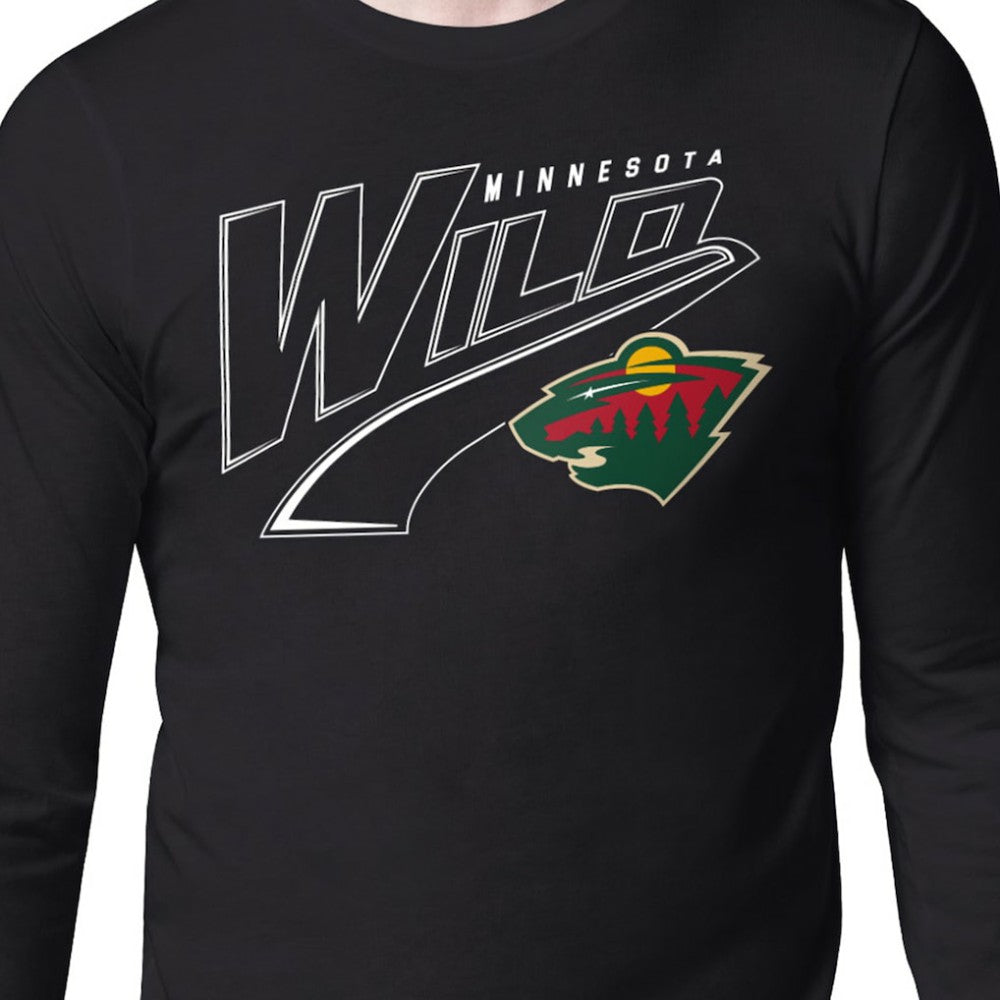 Minnesota Wild Starter Modern Tailsweep Long Sleeve T-Shirt