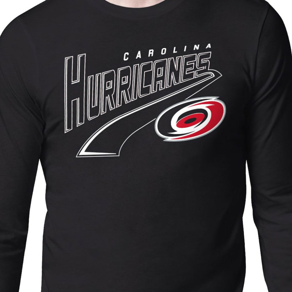 Carolina Hurricanes Starter Modern Tailsweep Long Sleeve T-Shirt