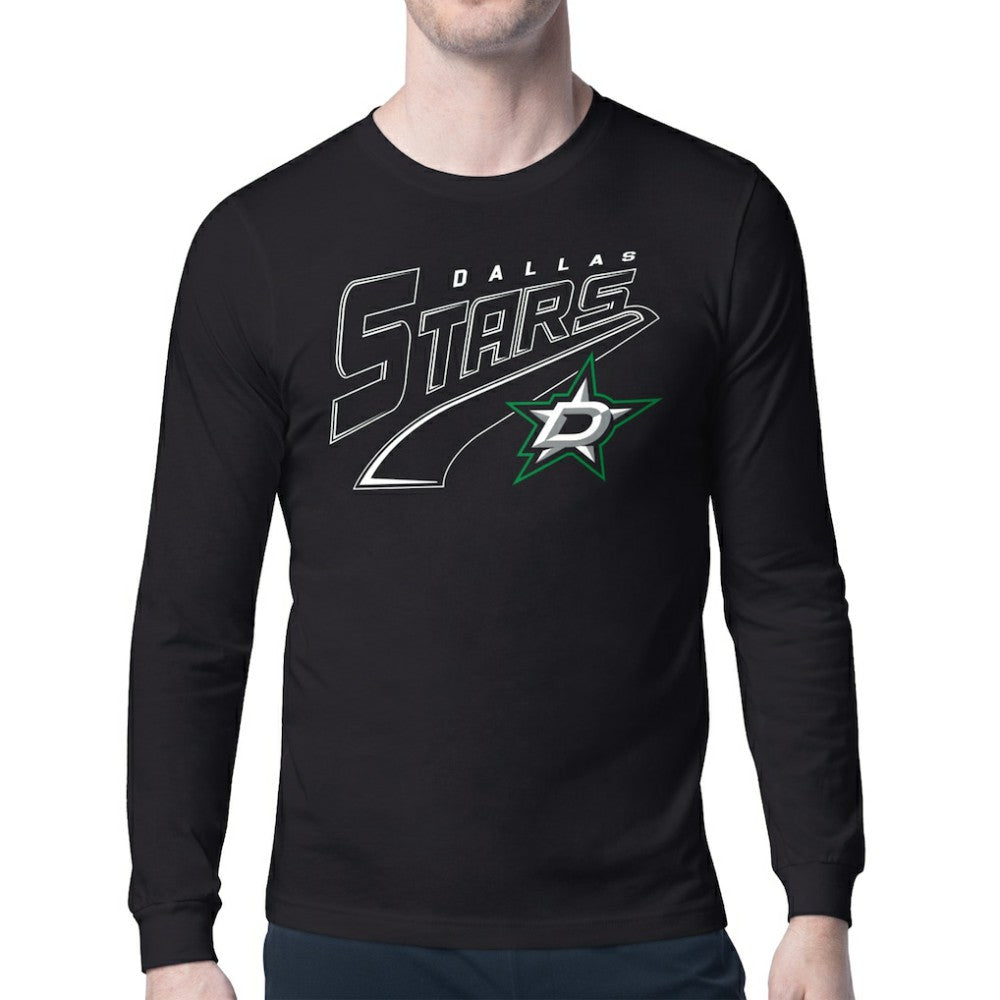 Dallas Stars Starter Modern Tailsweep Long Sleeve T-Shirt