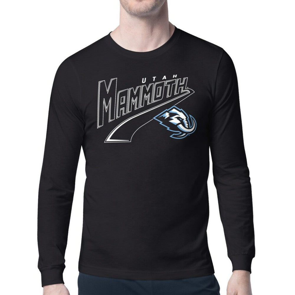 Utah Mammoth Starter Modern Tailsweep Long Sleeve T-Shirt