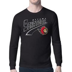 Ottawa Senators Starter Modern Tailsweep Long Sleeve T-Shirt