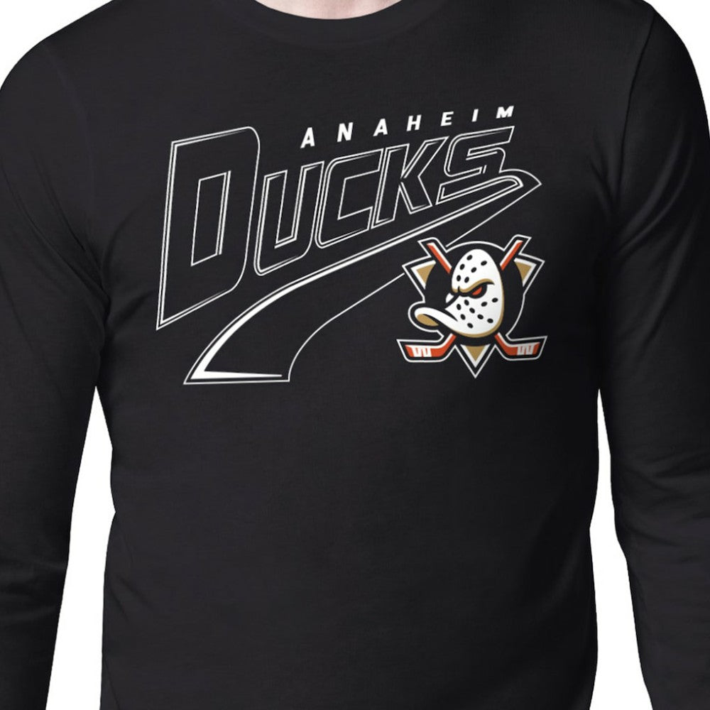 Anaheim Ducks Starter Modern Tailsweep Long Sleeve T-Shirt