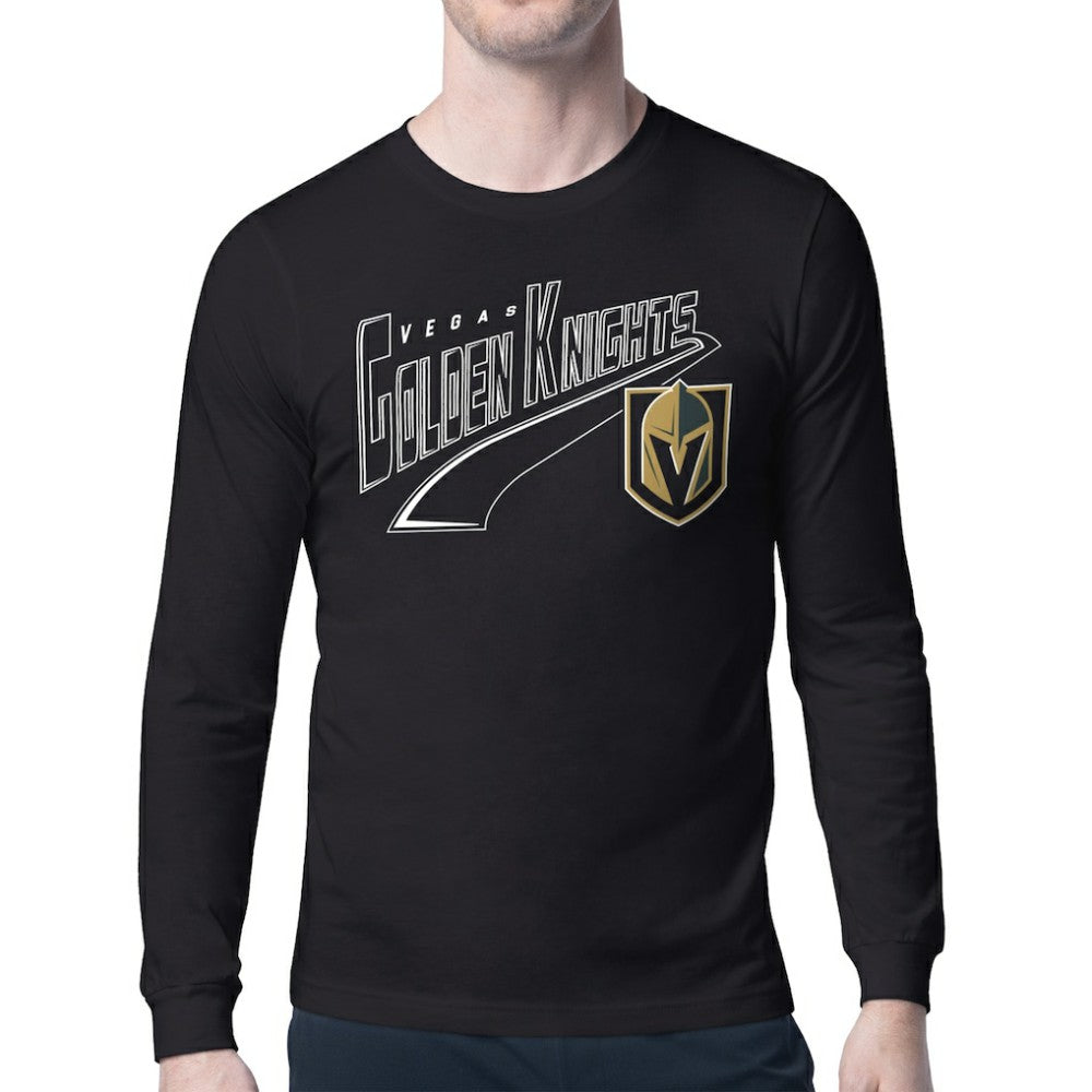 Vegas Golden Knights Starter Modern Tailsweep Long Sleeve T-Shirt